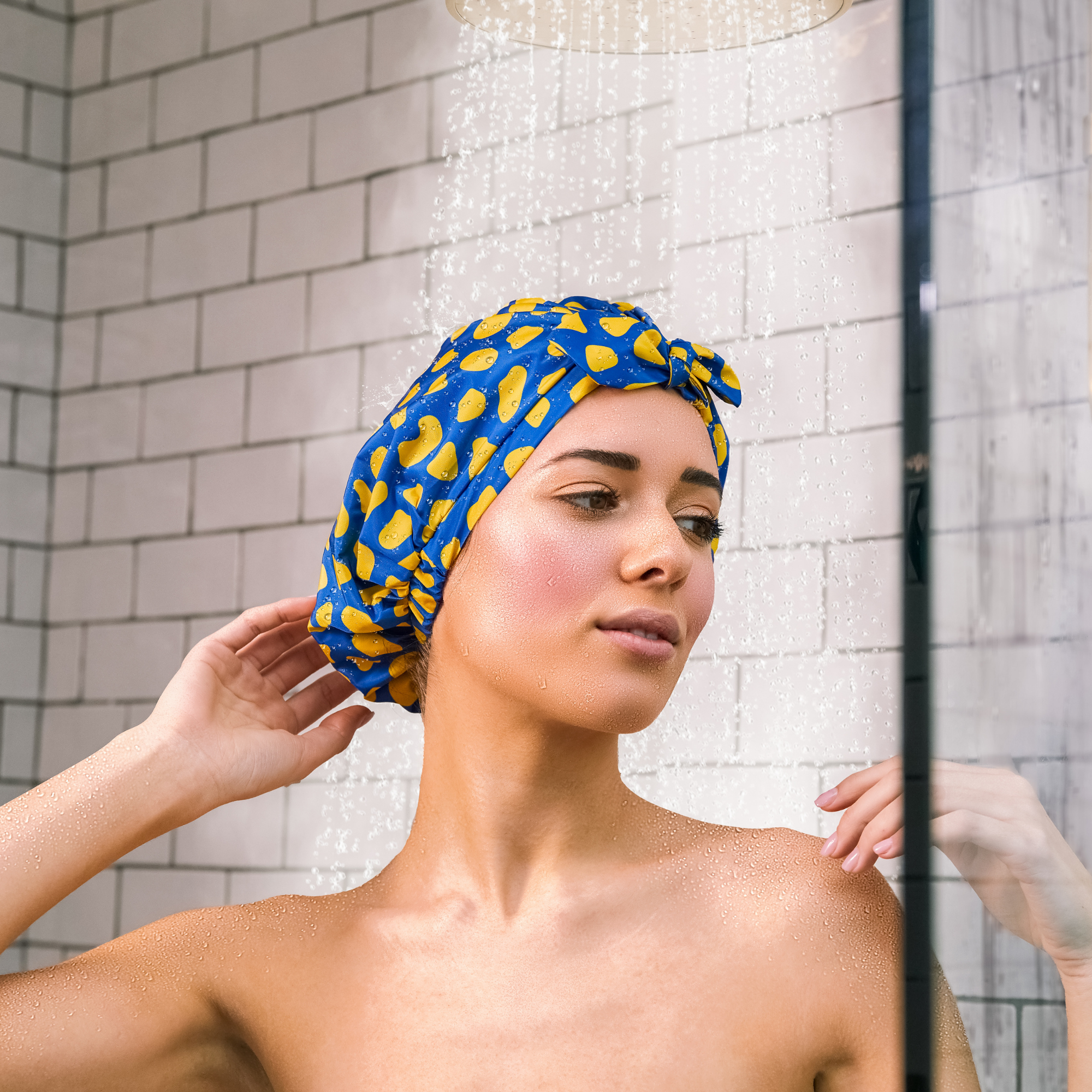 Head deals shower cap